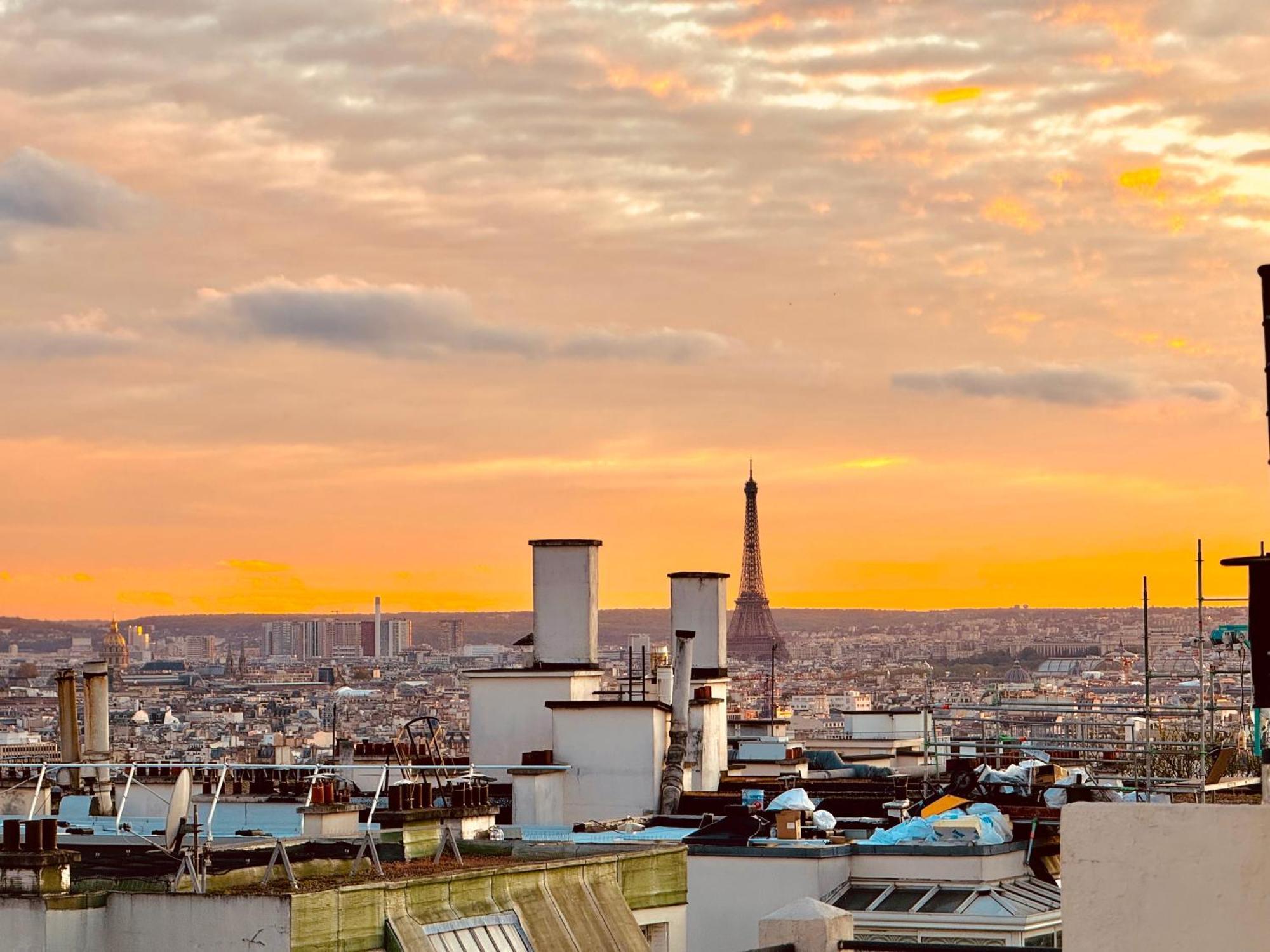 Apartment Direct Views Of Eiffel Tower & Sacre-Coeur From Mezzanine - 10 Mins To Paris Center Ngoại thất bức ảnh